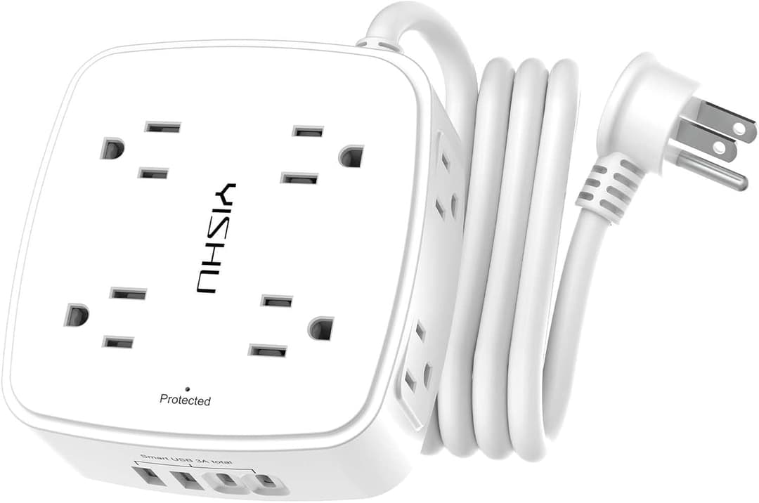 Three-Sided Power Strip, 6 ft, Power Strips