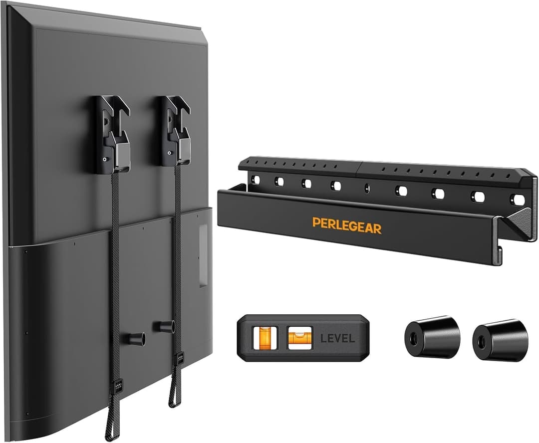Perlegear No Drill TV Mount, 24-65in, TV Mounts
