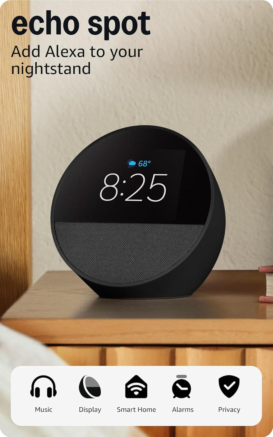 Amazon Echo Spot, Room Speakers