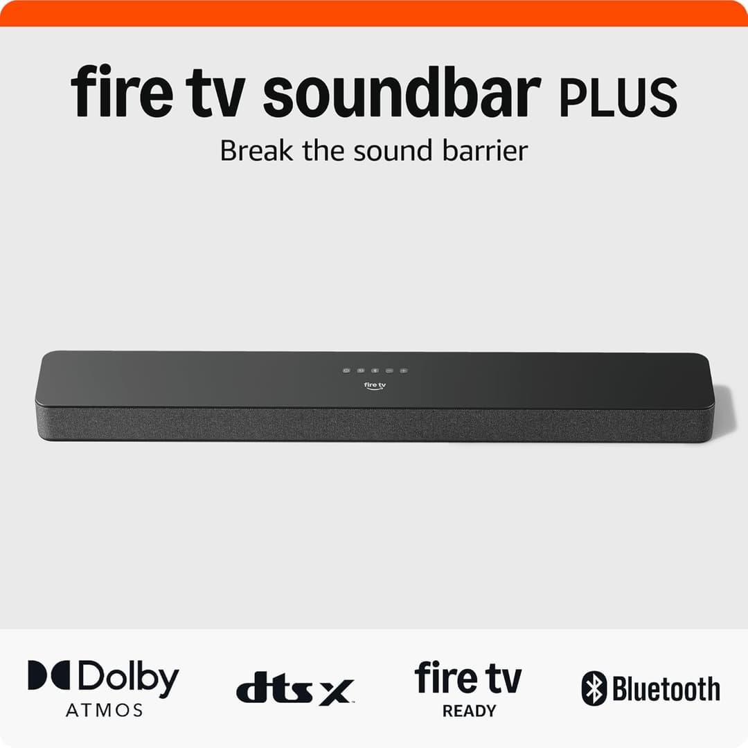 Amazon Fire TV Soundbar Plus, Soundbars