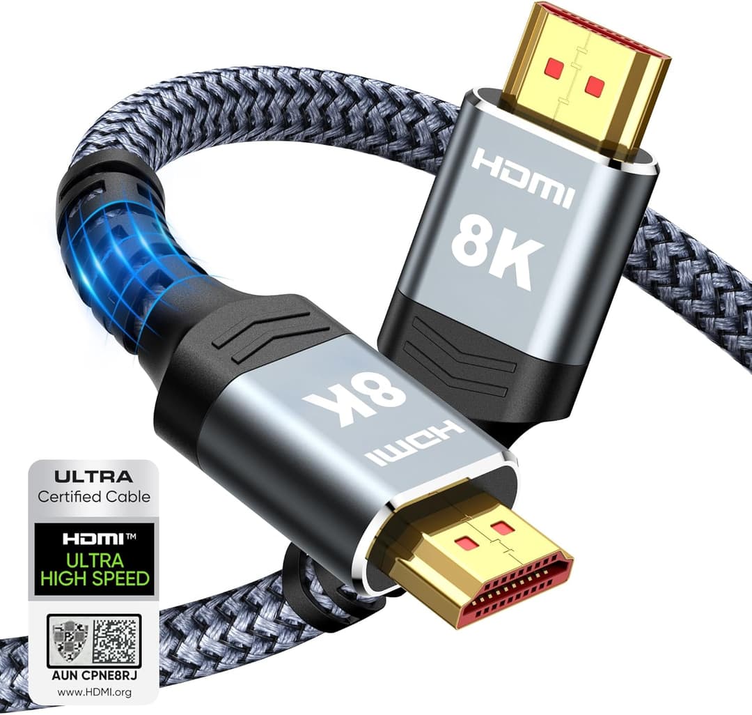Highwings 8K HDMI 2.1 Cable, 6.6 ft, HDMI Cables
